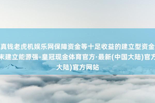 真钱老虎机娱乐网保障资金等十足收益的建立型资金的年末建立能源强-皇冠现金体育官方·最新(中国大陆)官方网站